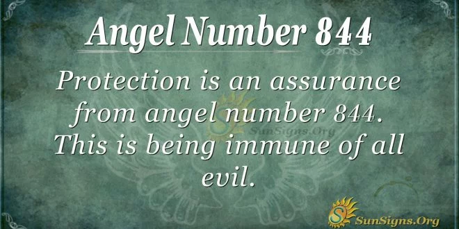 angel number 844