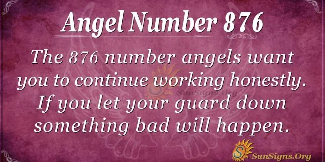 angel number 876