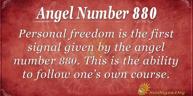 angel number 880