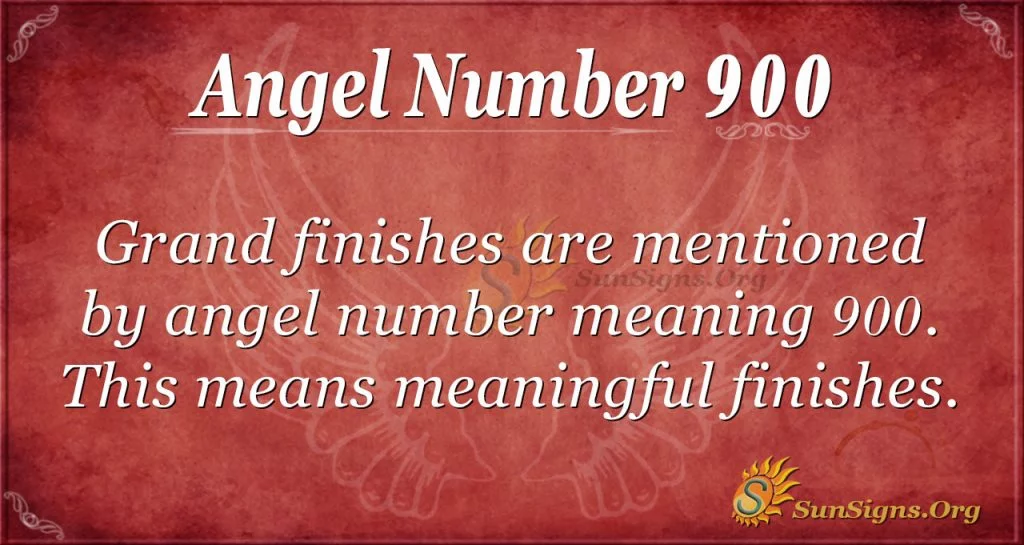 angel number 900