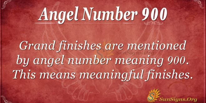 angel number 900