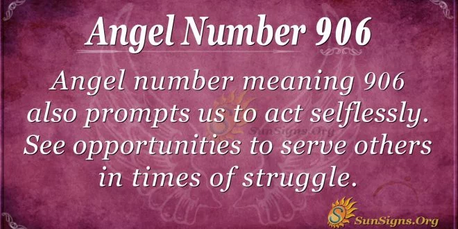 angel number 906