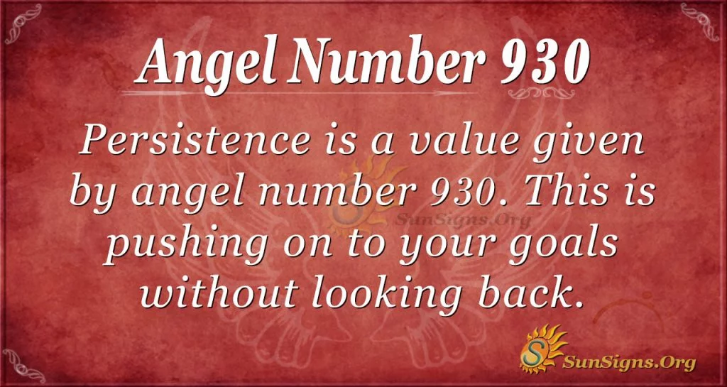 angel number 930