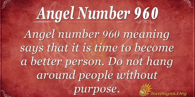 angel number 960