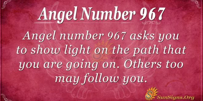 angel number 967