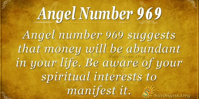 angel number 969