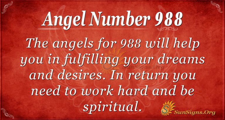 Angel Number 988 Meaning: Relying On Natural Intellect - Sunsigns.org