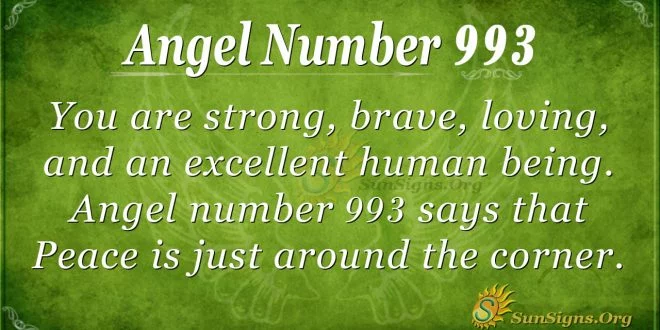 angel number 993
