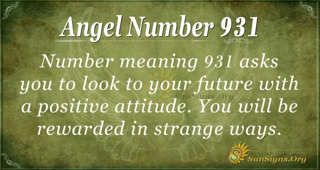 angel number 931
