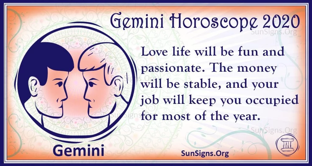 gemini horoscope 2020