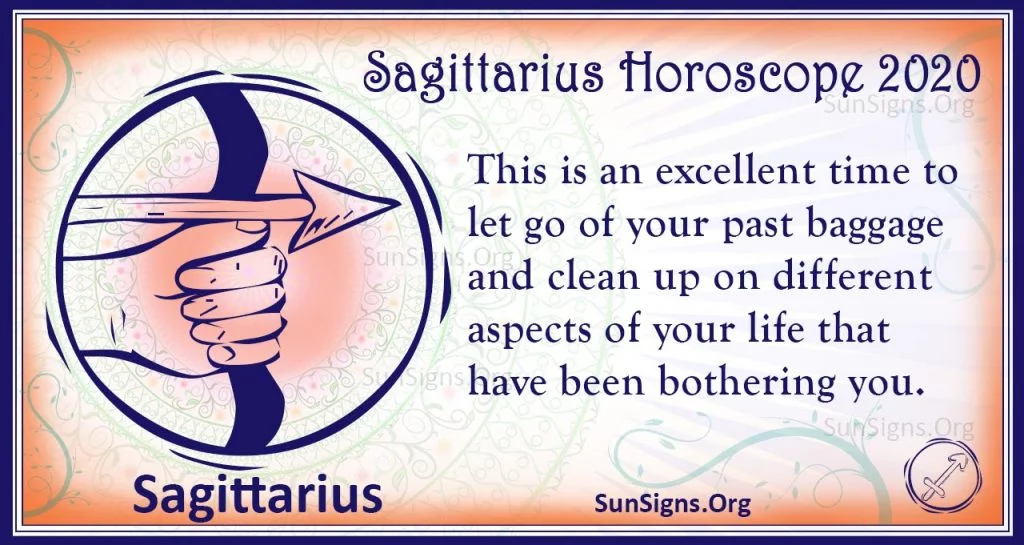 sagittarius horoscope 2020