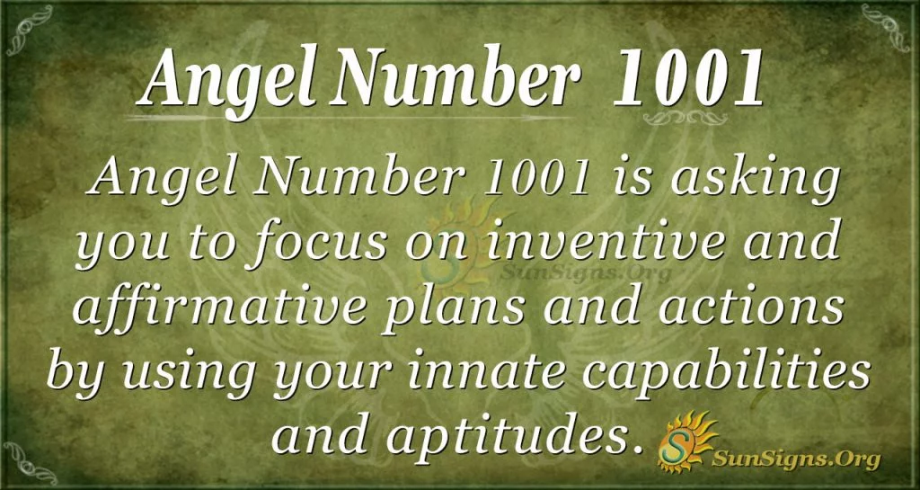  angelo numero 1001