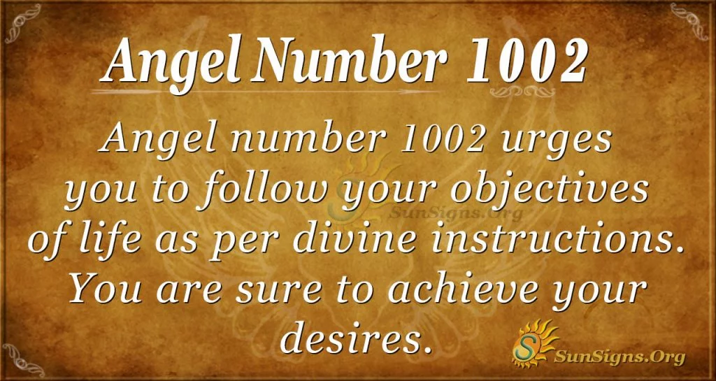 Angel numero 1002