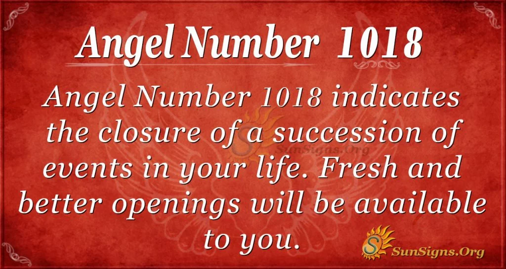 angel number 1018