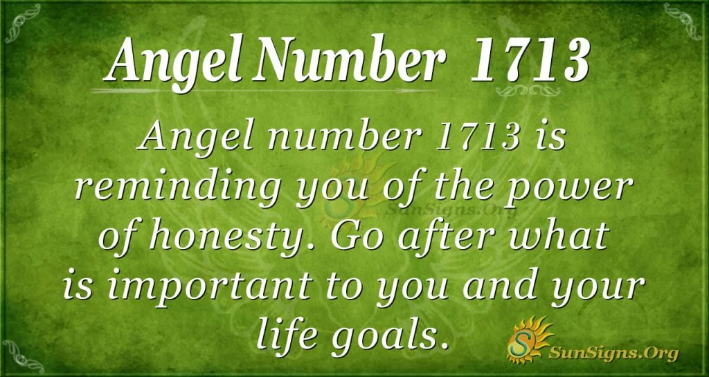 Angel Number 1713