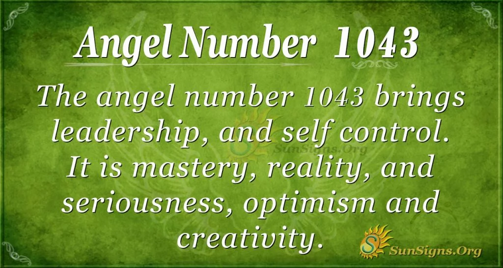 angel number 1043