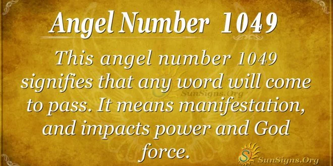 angel number 1049