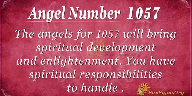 angel number 1057