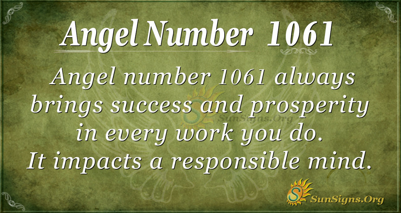 1061 number meaning
