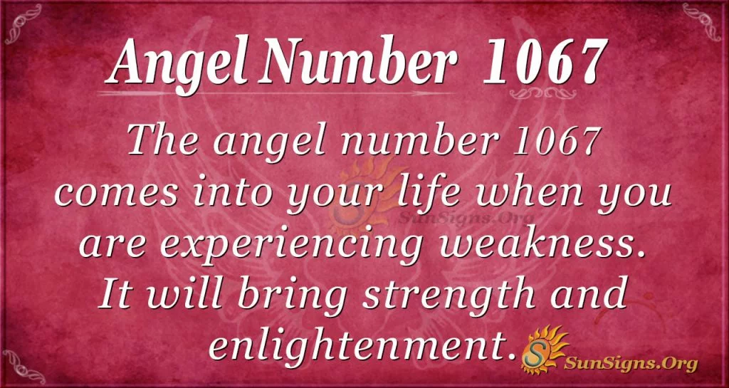 angel number 1067