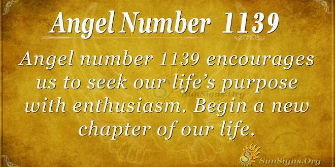angel number 1139