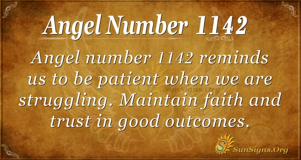 angel number 1142