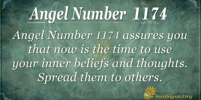 angel number 1174