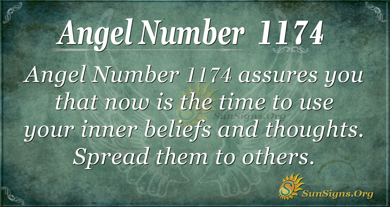 1174 angel number meaning