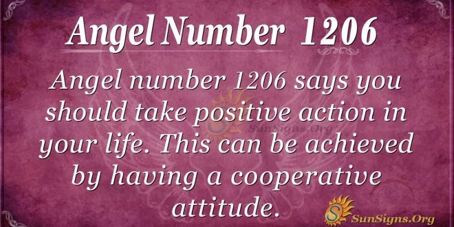 angel number 1206