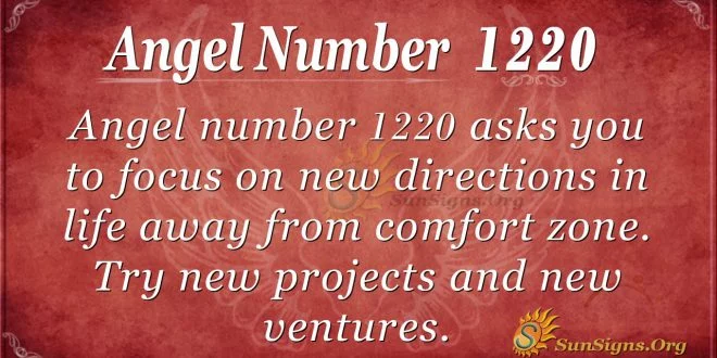 angel number 1220