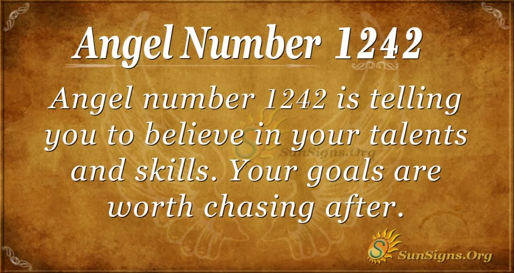 Angel numero 1242