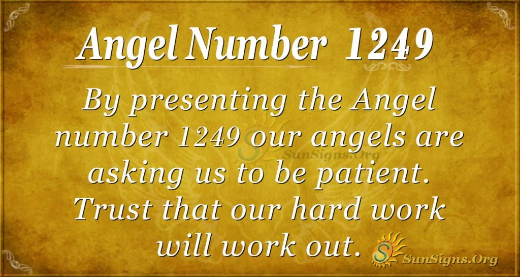 Angel numero 1249