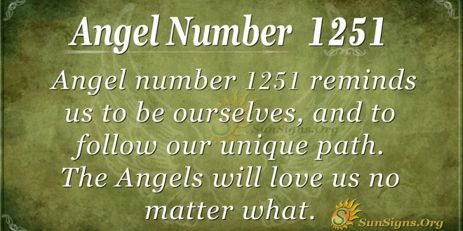 angel number 1251