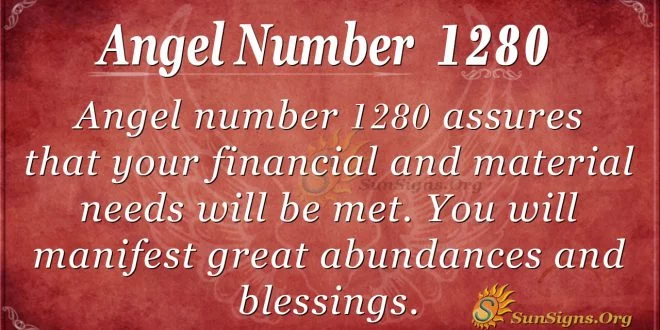angel number 1280