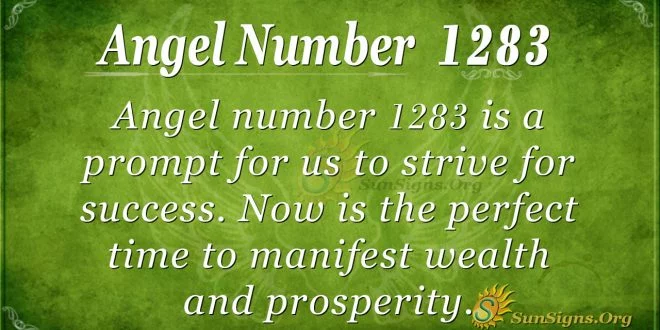 angel number 1283