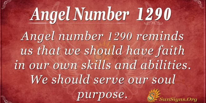 angel number 1290