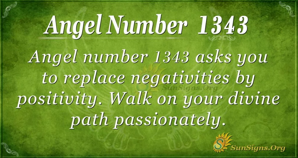 Angel Number 1343