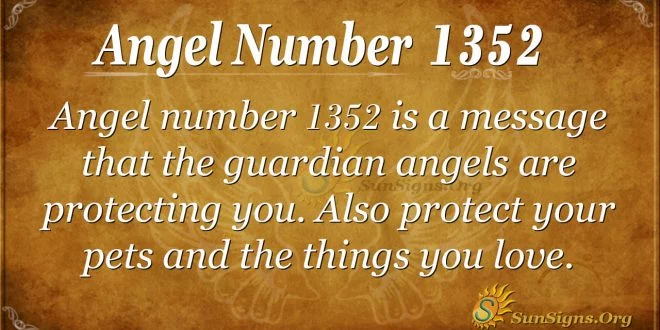Angel Number 1352