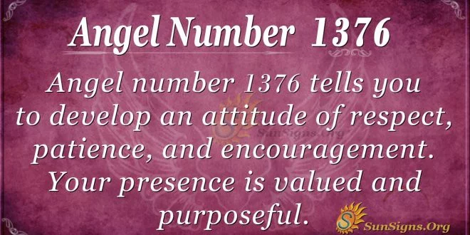 Angel Number 1376