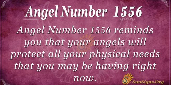Angel number 1556