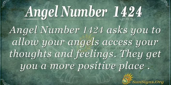 Angel Number 1424
