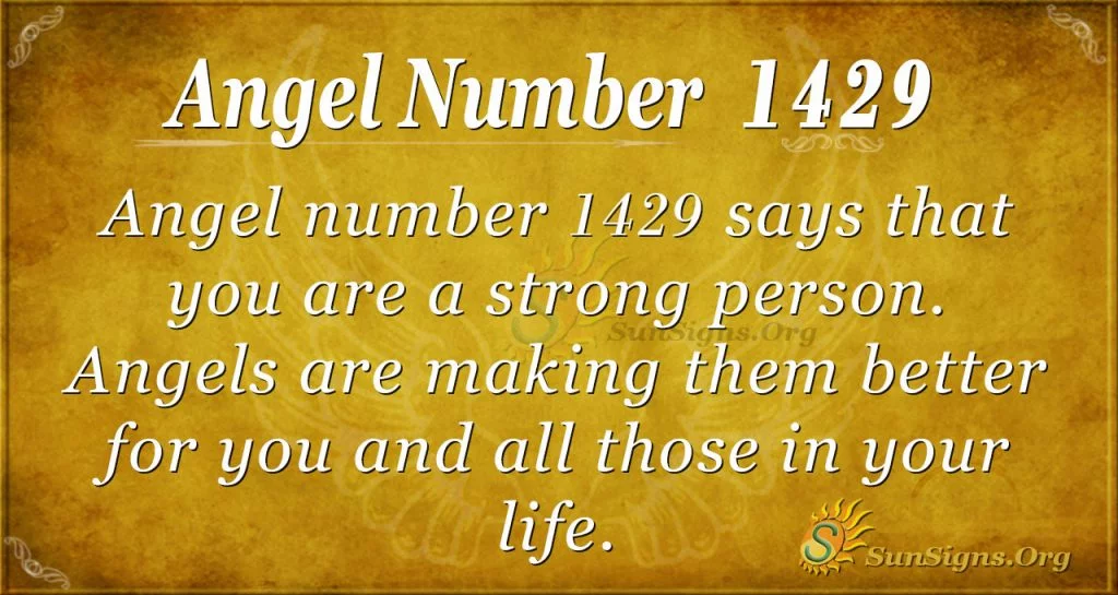 Angel Number 1429