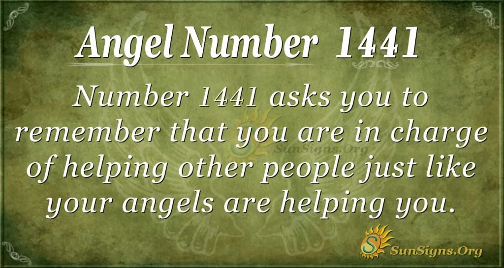 Angel Numero 1441