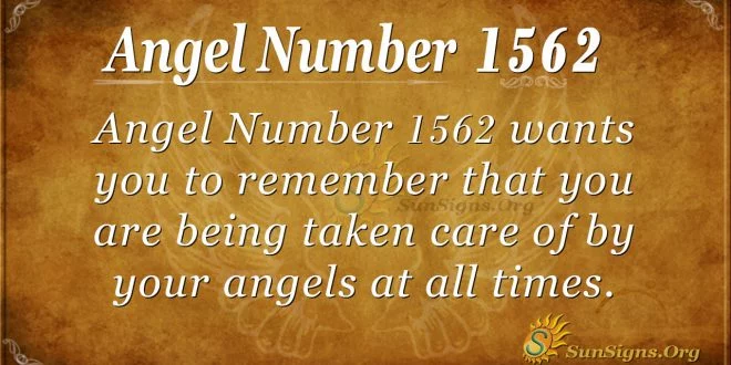 Angel Number 1562
