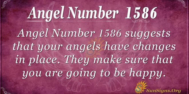 Angel Number 1586