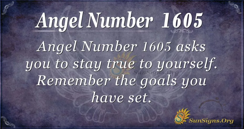 Angel Number 1605