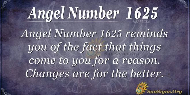 Angel Number 1625