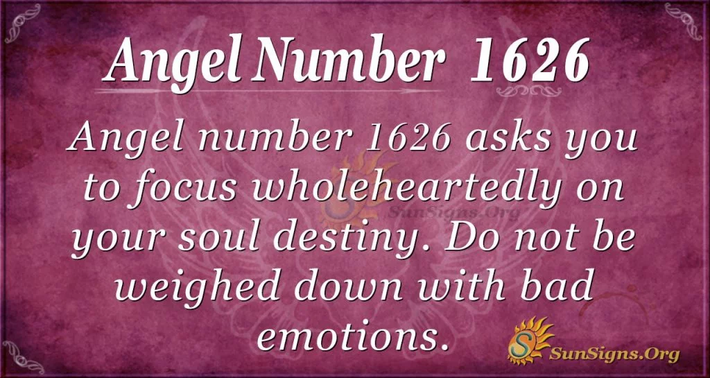 Angel Number 1626