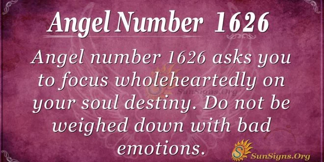 Angel Number 1626