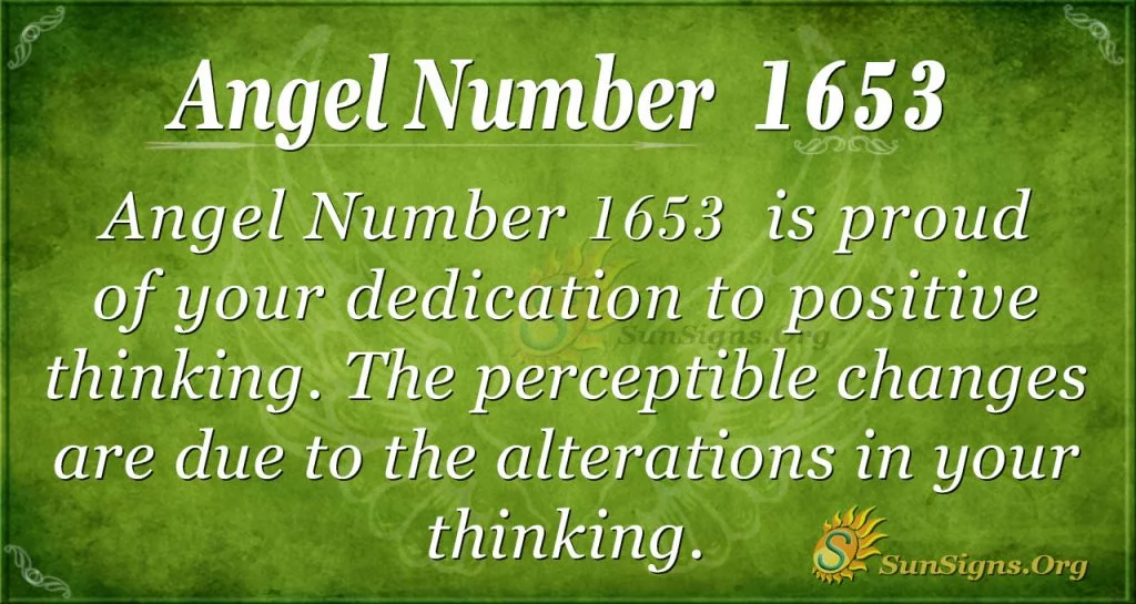 Angel number 1653